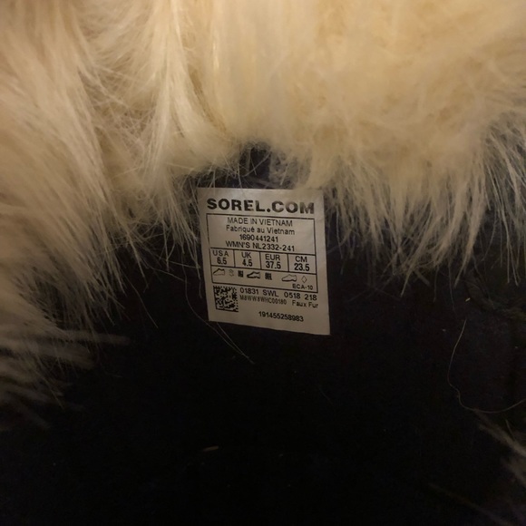 Sorel Faux Fur Lined Snow Boots size 6.5 - Picture 5 of 6